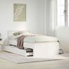VidaXL Bed Frame Without Mattress with Headboard 90x200cm Pine Wood 3308775