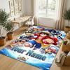 Personalized Crystal Velvet Carpet,One Piece Custom Printed Name, Plush Area Rug For Home Indoor Decor