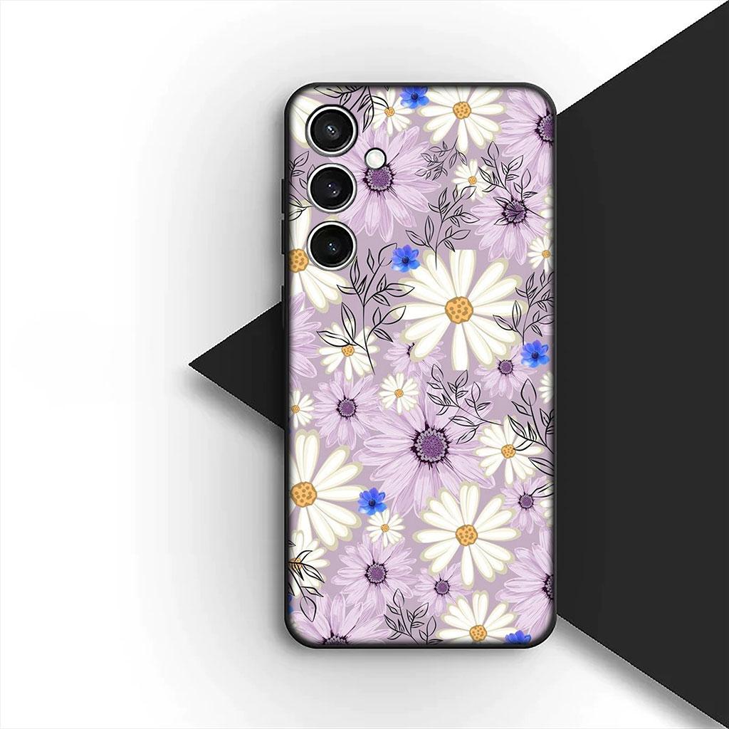 

Fresh Little Daisy Flower Silicone Phone Cover for Apple iPhone 17 Air 12 13 Pro Max Mini ProMax 7 + 8 Plus Soft Case iPhone 12 Pro Max