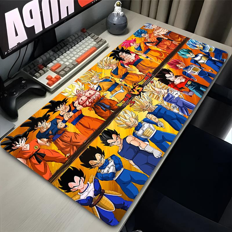 Dragon Ball Z Mouse Pad Computer Speed Type Carpet Mat for Esports Players Laptop Keyboard Mousepad Office DBZ Rug Desk Mat