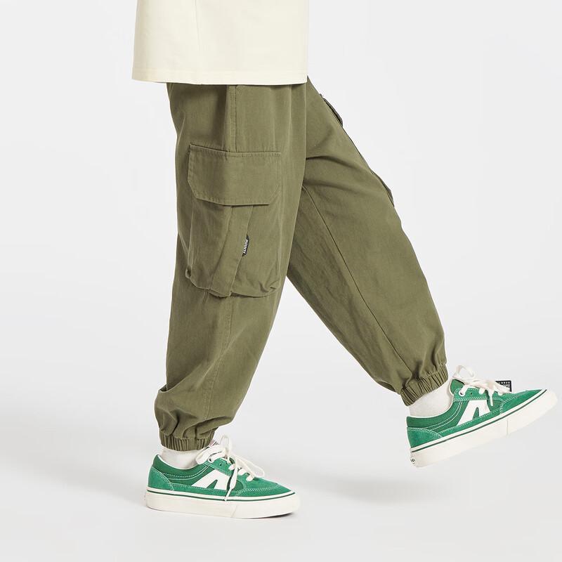 Boys' Pure Cotton Outdoor Cargo Jogger Pants