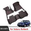 Auto põrandamatid Sisetarvikud Stiilkatted Vaibad Subaru Outbackile 5th 2018 2017 2016 2015 Auto Vaibad Veekindlad