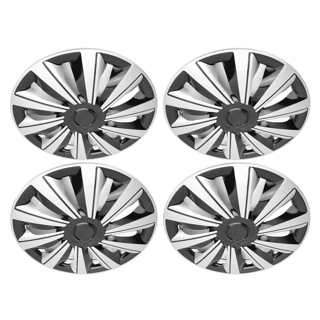 4 Pcs 14in Wheel Hub Cap Full Protection Stylish Look Lightweight Easy Install Universal Fit for Any 14in Steel Wheels