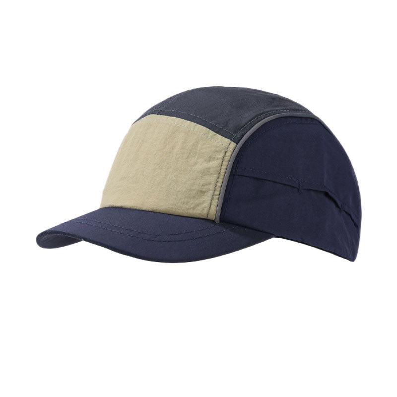 Quick-Drying Color Matching Short Brim Baseball Cap for Men Spring Summer Thin Outdoor Breathable Sun Hat