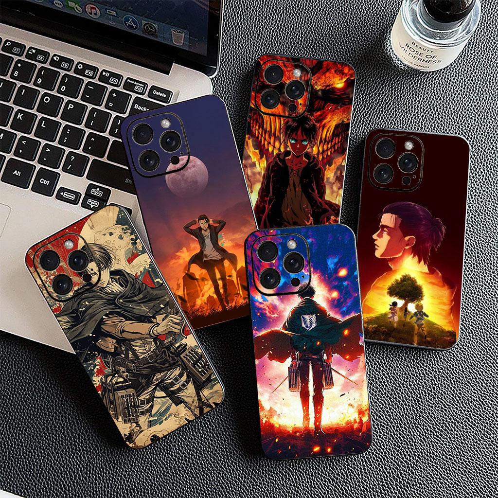 Phone Cover Attack Levi On Titan Eren Jaeger Anime for Xiaomi Poco C85 C71 C65 C61 X7 X6 X5 M6 M7 F6 F7 F8 Ultra Pro C75 Case