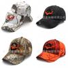 Animal Embroidered Deer Design Baseball Cap With Camouflage For Outdoor Sports