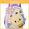 Childrens Backpack Cartoon With Small Bees And Flower Decorations For Use Daily