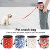 Waterproof Pet Snack Bag Large Capacity Portable Dog Training Pocket Bag with Elastic Cord And Safety Clip for Training Essential Rewards