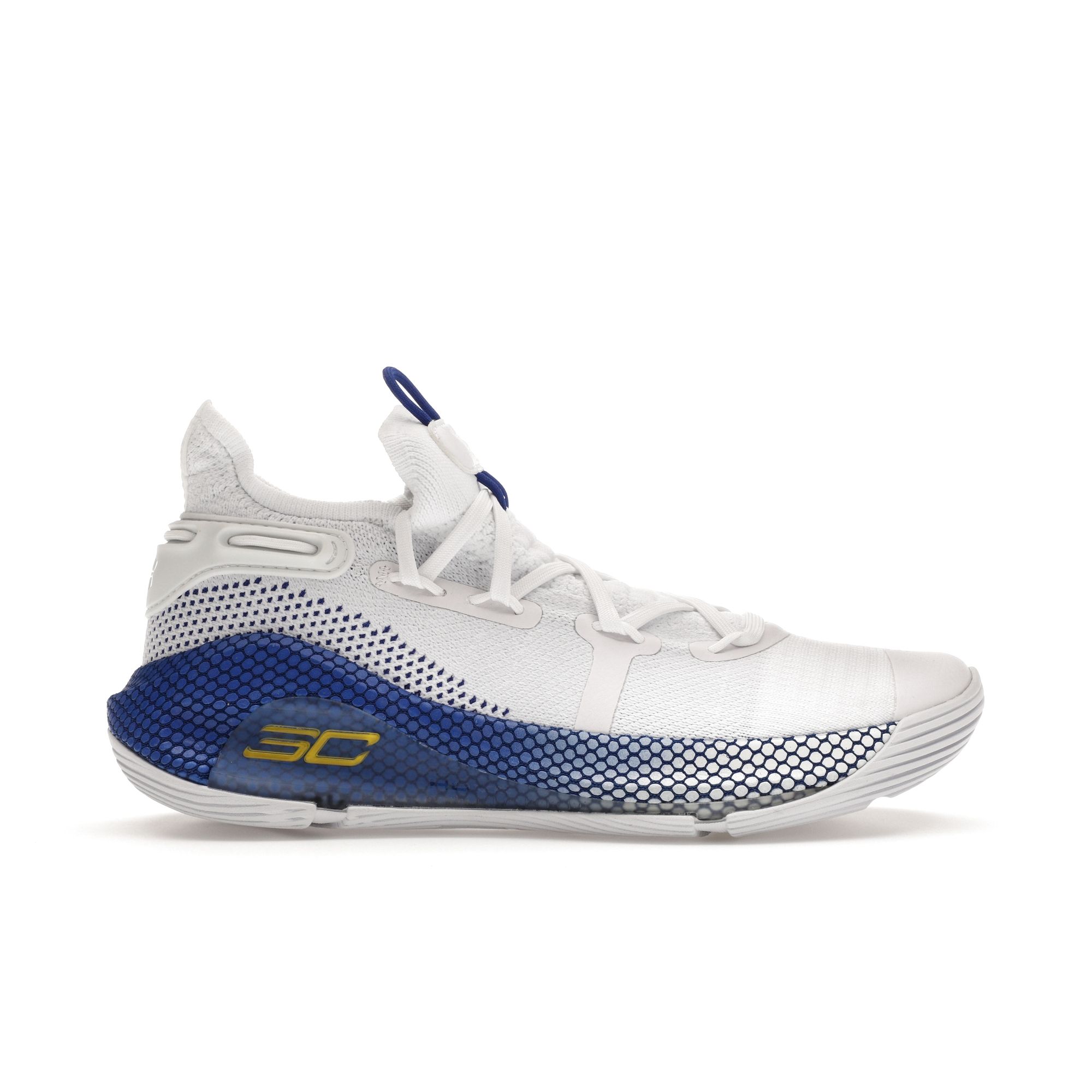 

Кроссовки Under Armour Curry 6 GS Dub Nation Kids White Royal 3020415-103