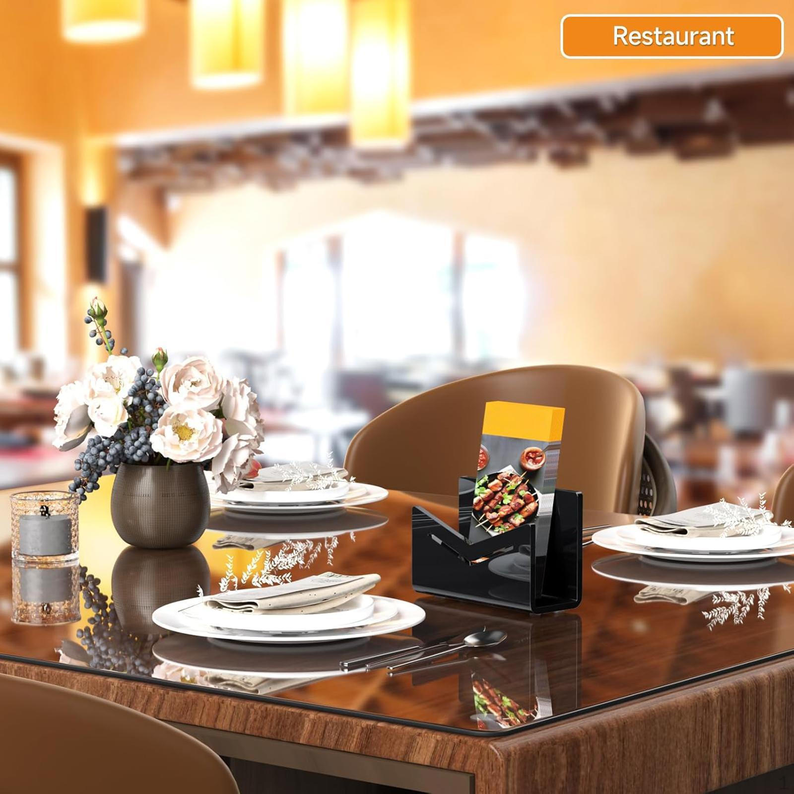 

Acrylic Mail Holder for Desk Organizer Countertop Organization Envelope чёрный