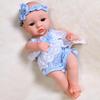 30cm Silicone Reborn Baby Doll - Soft Sleep Companion & Child Role-Playing Toy