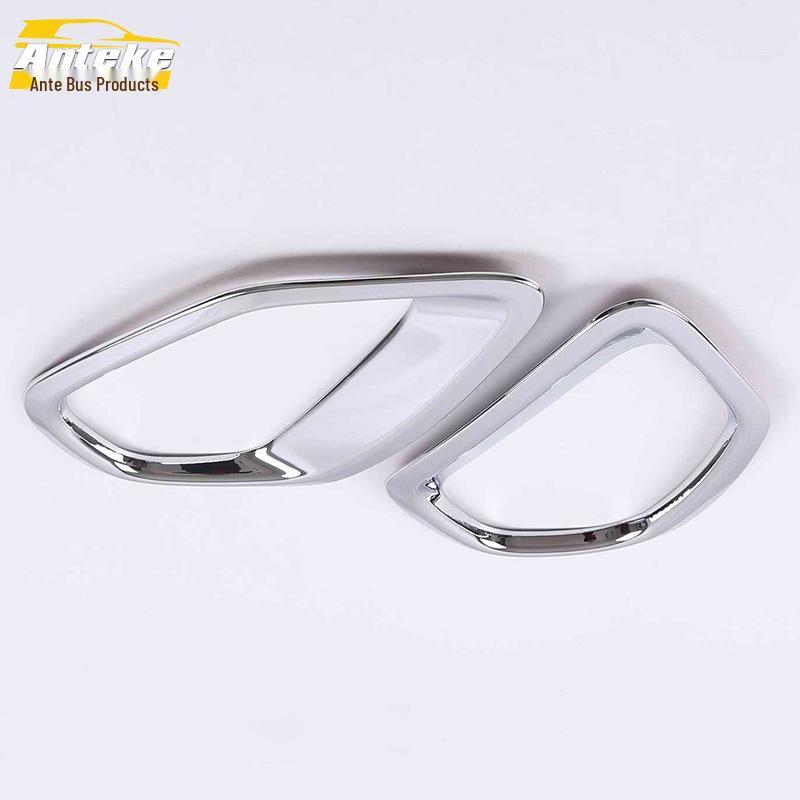 14 Outlander Rear Fog Light Electroplated Frame Cover