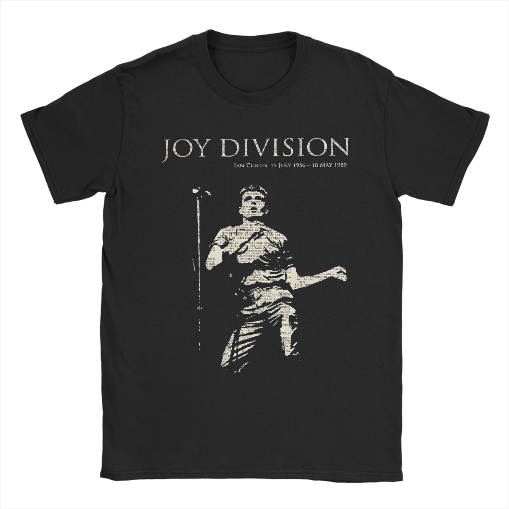 

Casual Joy Division Kingdom T-Shirt For Men Women Cotton Short Sleeve Punk Rock Goth Crewneck Summer TopsTops 4XL