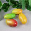 2pcs Artificial Mangoes for Home Kitchen Party Decoration Realistic Faux Fruit Ornament Restaurant Display Props