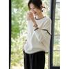 Mokana Women's Color-Block Round Neck Knit Sweater
