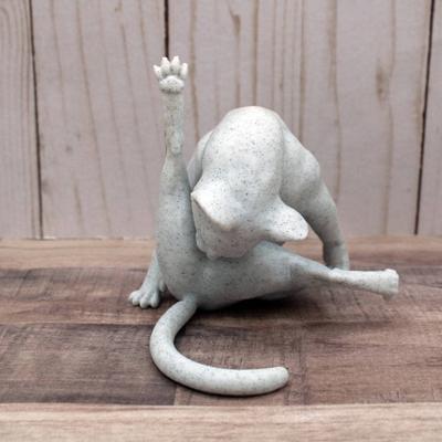 Fun Cat Garden Ornament Simulated Animal Courtyard Decoration Home Resin Crafts Sculpture Cute Desktop Decor