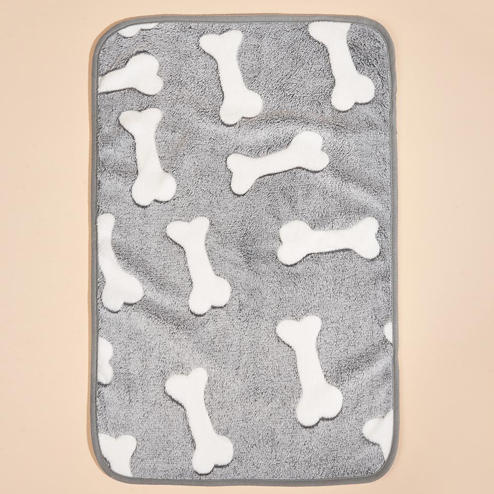 Cartoon Print Soft Cozy Cat Bed Mat Blanket Winter Warm Mattress Pet Sofa Cushion Kitten Puppy Travel Sleeping Mats Accessories
