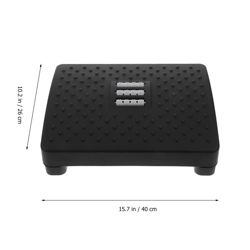 1Pcs Heavy Duty Portable Foot Rest Stool Made of High Grade PP Material for Office Desk Footrest Massage Foot Support Indoor