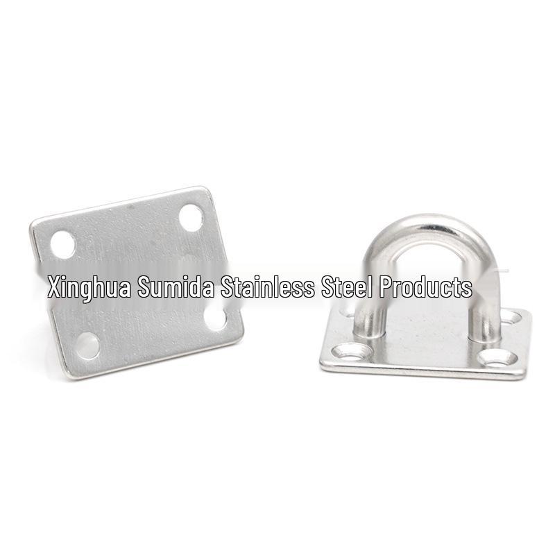 Stainless Steel Ceiling Eye Plate Carabiner Kit for Yoga Hammock Hanging