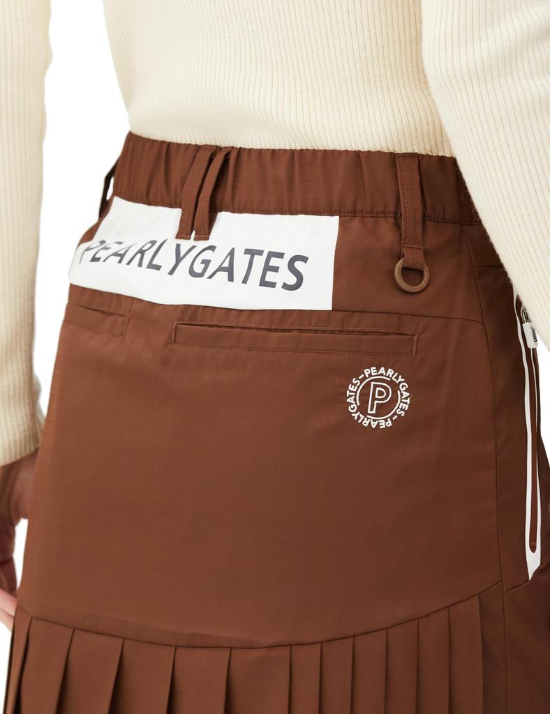 Skirt Taflex Thermotron Radipoka Small Check x Air Shut Water Storage 1 [Pearly Gates] Women's Repellent/Heat / 055-3234008 050_Brown [M]