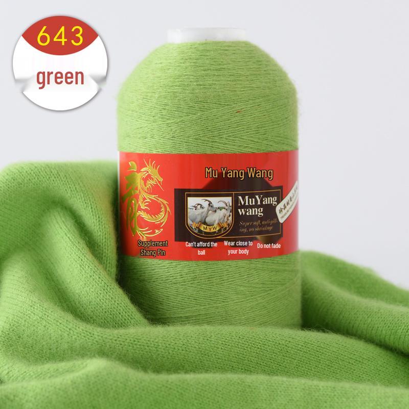 Pure Cashmere Machine-Knitted Medium-Fine Yarn for Hand-Knitting Scarves and Baby Items