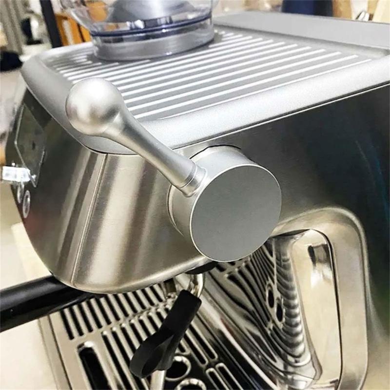 Durable Metal Handle Steaming Lever Easy to Use Metal Coffee Machines Accessories Steaming Knob for 870XL/875/878