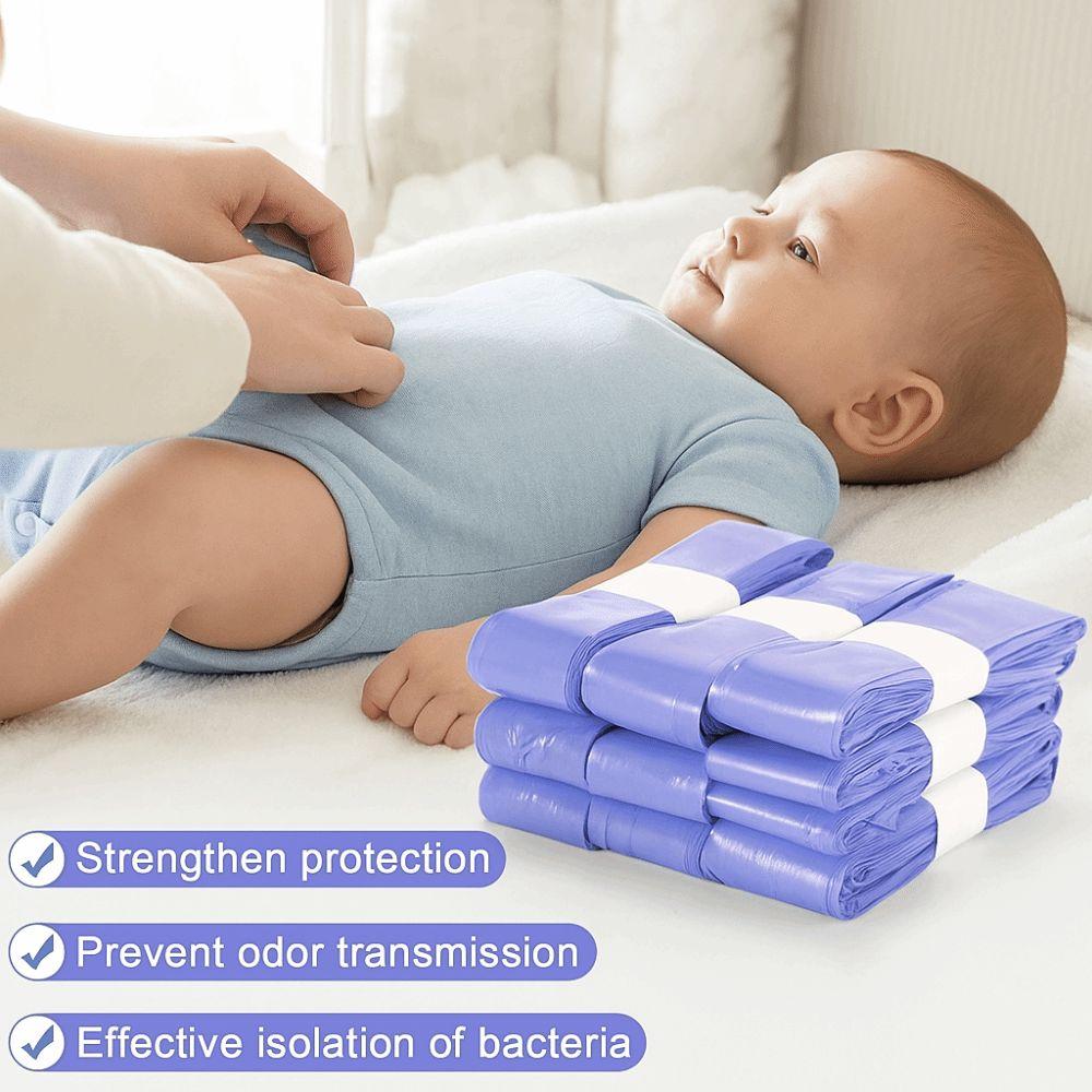 Durable Diaper Trash Bags Tear-Resistant Refill Bags New Nappy Bin Refills
