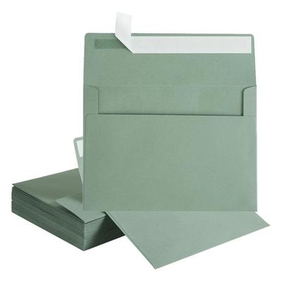 50Pcs A7 Envelopes Retro Style Invitations Wedding Greeting Cards Holder Letter Print