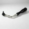 Fireplace Handle with Insulated Grip Threaded Metal