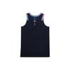 Li-Ning Butler Series Logo Print Round Neck Basketball Training Vest Unisex Tops Black AAYS035-1