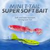 T-Tail Duckfoot Micro Stuff Root Fishing Bionic Soft Bait 1G 40Mm/1.8G 50Mm Lure Road Runner Soft Worm Mandarin Fish