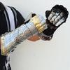 Středověké rukavice na ruku rytíře, Ocelová renesanční Cosplay LARP Kostým Ochrana rukou Rekonstrukce Válečný Rekvizita Dárek