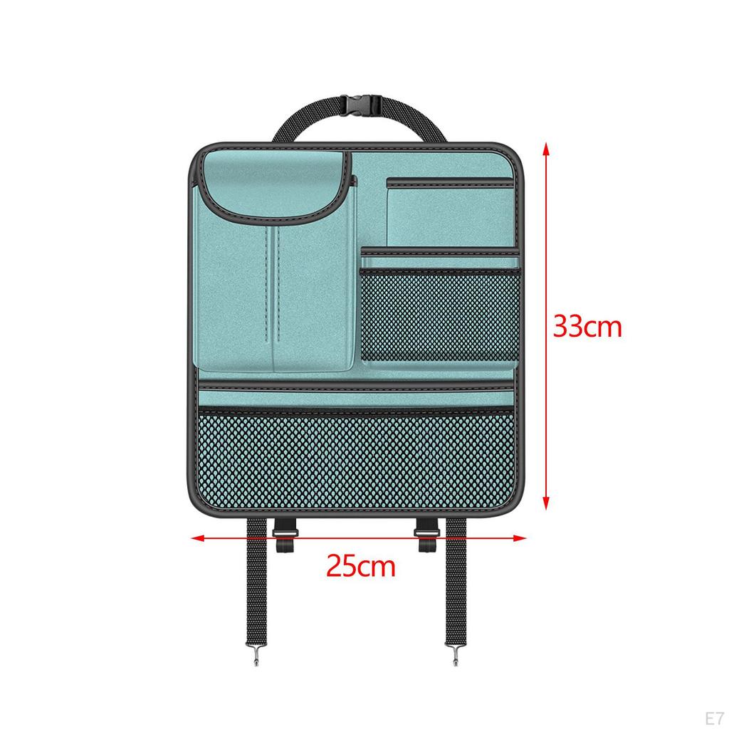 Car Back Seat Protector Storage Tissue Holder Keep Clean and Tidy Size 33x25x15cm Multipurpose