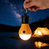 1/4Pcs Emergency Waterproof Adventure Hanging Light Portable LED Camping Lantern Tent Lamp Light Bulb AAA Batteries Powered