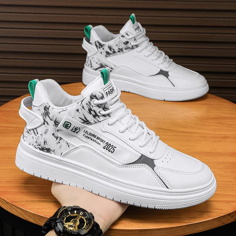 

Spring and autumn men s shoes new sports shoes retro ins trend student shoes board shoes casual shoes high top platform shoes 44