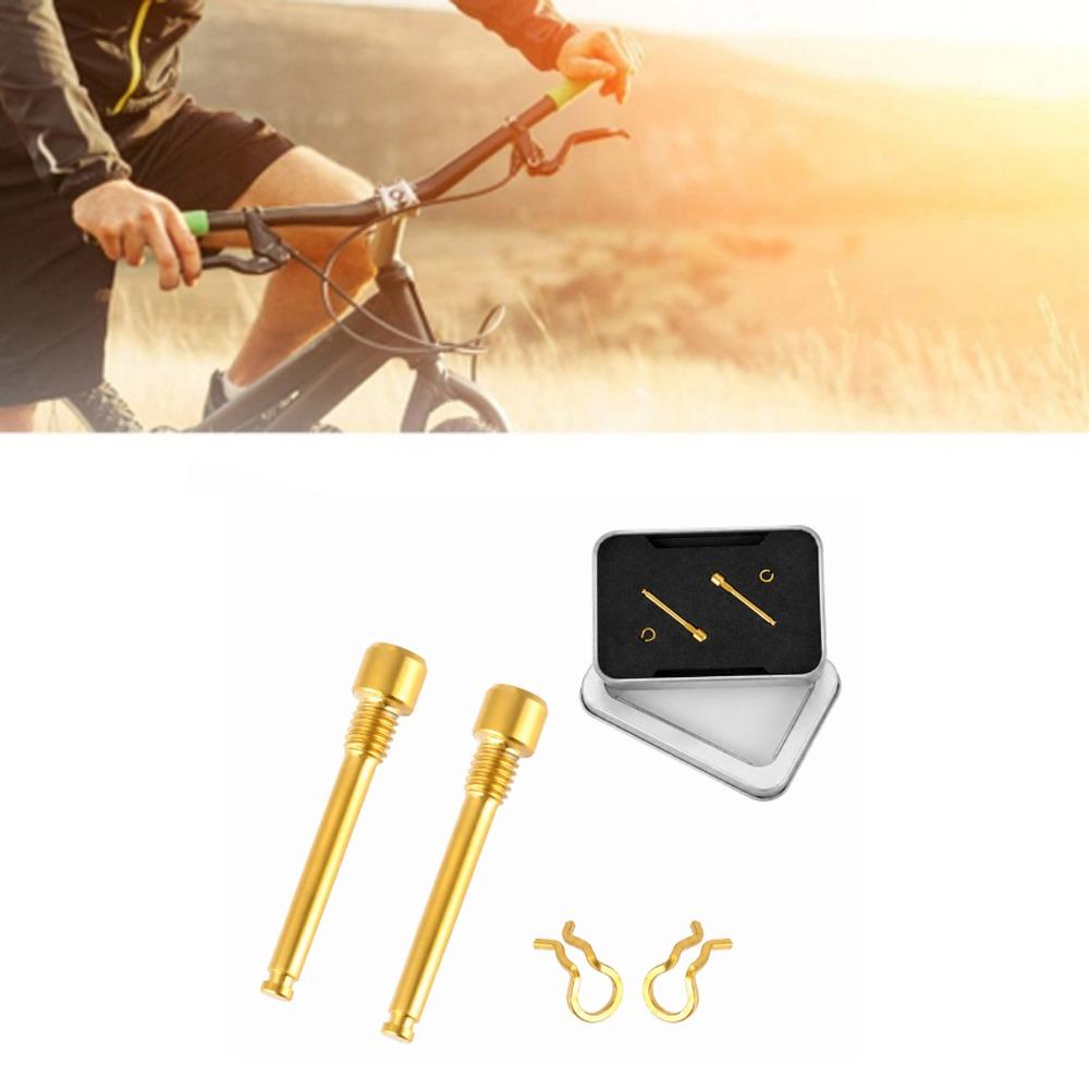 2 Sets Titanium Alloy Disc Brake Caliper Bolts 31mm Length Brake Caliper Screws  for Road Bicycle