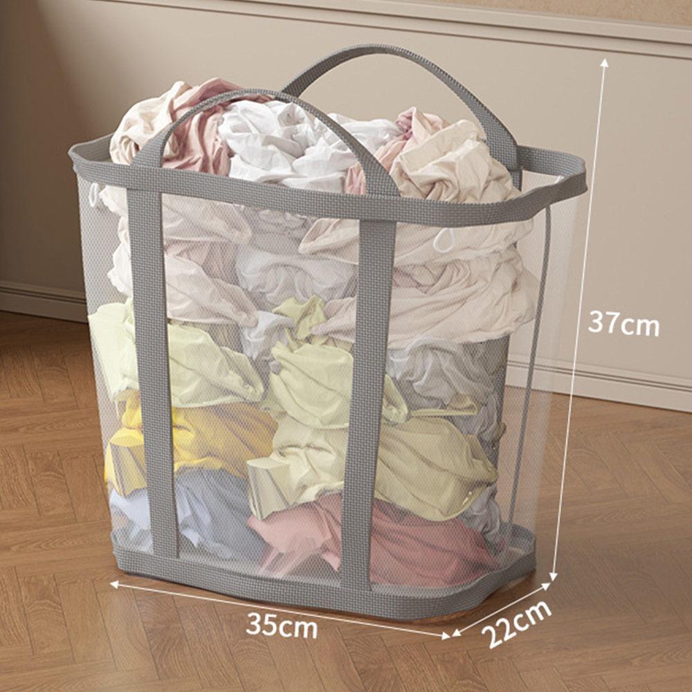 Large Capacity Foldable Laundry Basket Nylon Storage Basket  for Children Toy Storage