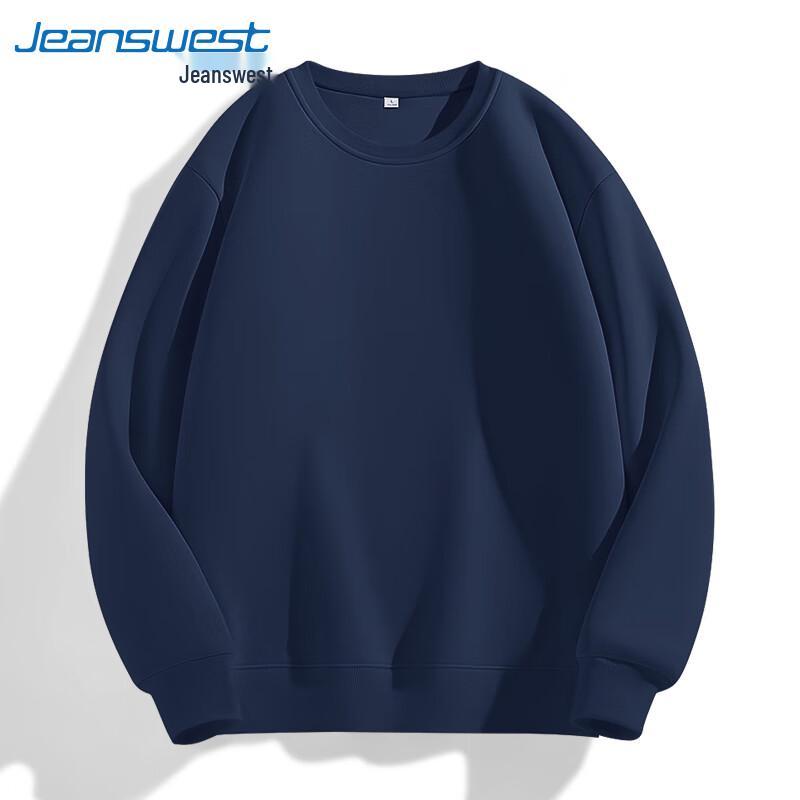 Jeanswest Herr Enfärgad Crewneck Sweatshirt