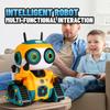 Remote Control Smart Robot Intelligent 2.4G Induction Interactive Adorable Robots with Light Dance Music Puzzle Toy for Kid Gift