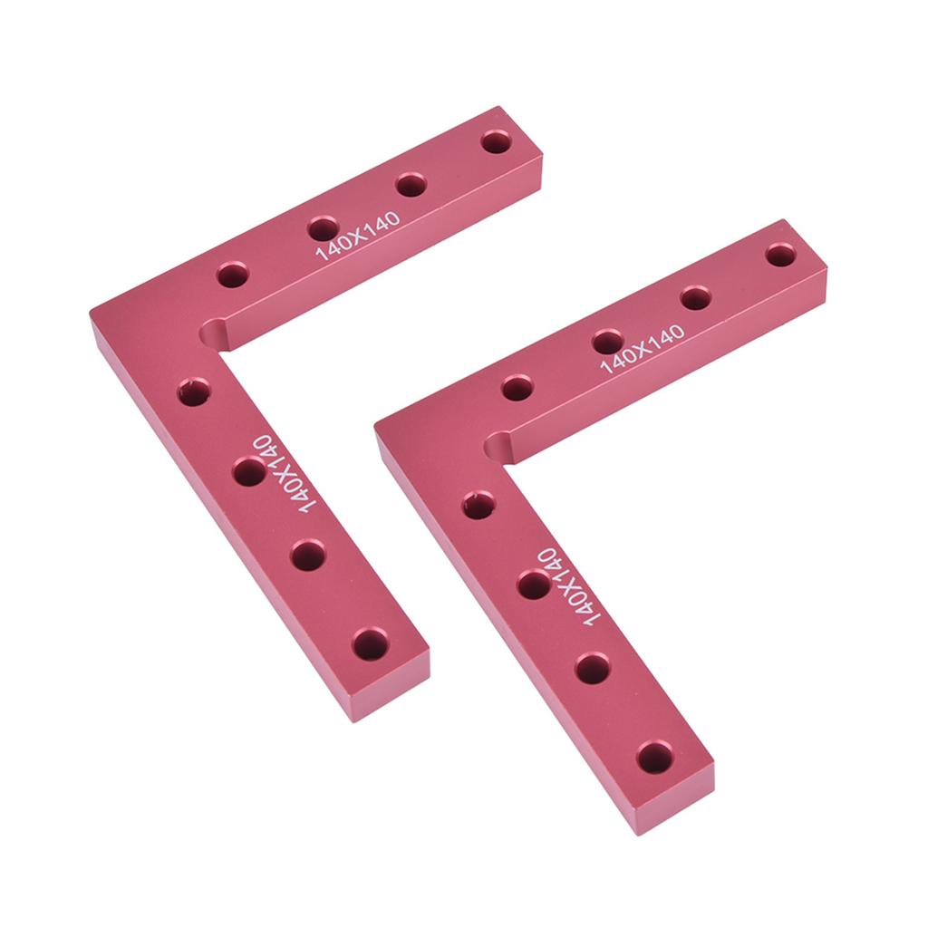 Woodworking Right Angle Fixing Clip L Shape 90 Degrees Ruler Carpenter s Tool(140x140mm)