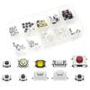 250/200/100pcs Car Remote Control Switch Buttons 25 Patches In 10 Specifications for Tablet Computer Car Key Button Switch Relay Switches Seat 3