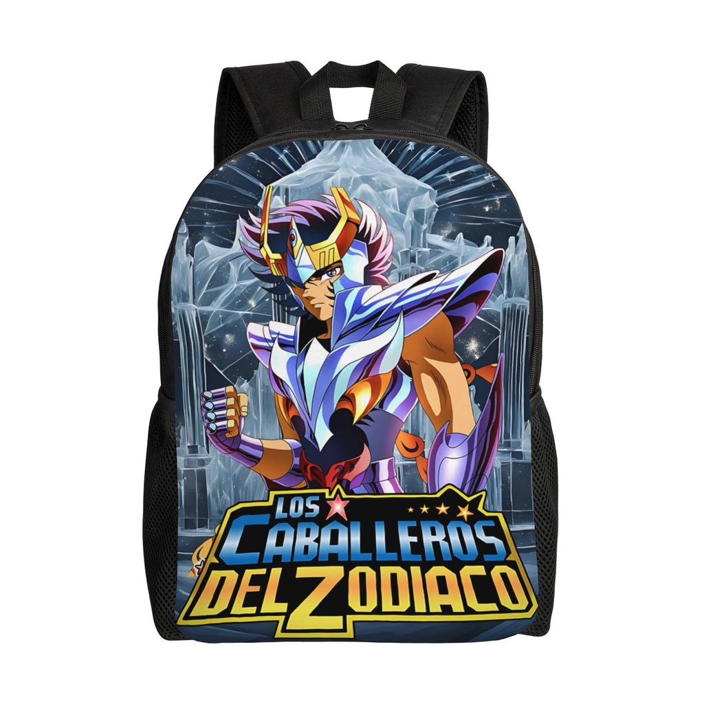 Saint Seiya Backpack Ita Bag  Mochila Light School Retro Washable Rucksack