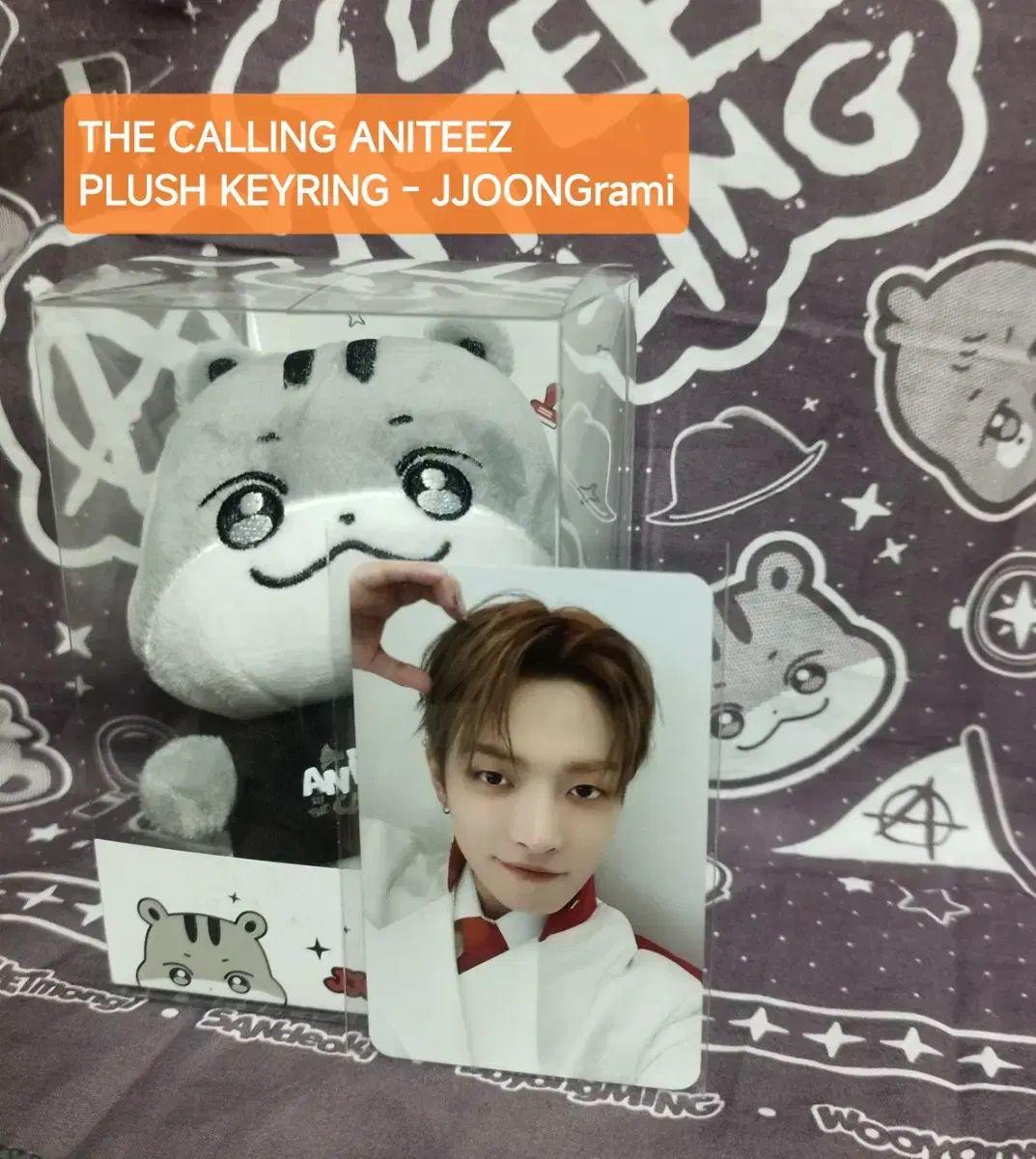 

[USED] ATEEZ IN THE CALLING Anime T-Shirt with Trading Card