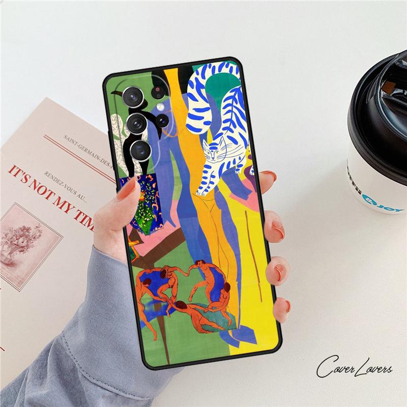 Henri Matisse Art Painting Phone Case For Samsung Galaxy S24 S25 S23 S22 Ultra Note 10 20 Plus S20 S21 FE Cover