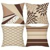 Fashionable and simple geometric pattern printing pillowcase living room sofa cushion cover bedroom room home decoration