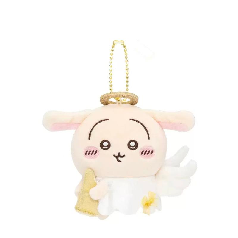 Halloween Angel Flying Mouse Bear 10Cm Pendant Keychain Plush Doll Toy