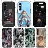 Attack On Titan Mikasa Phone Case For Samsung Galaxy S26 S25 S24 S23 S22 S21 Plus Ultra Note20 Soft Black
