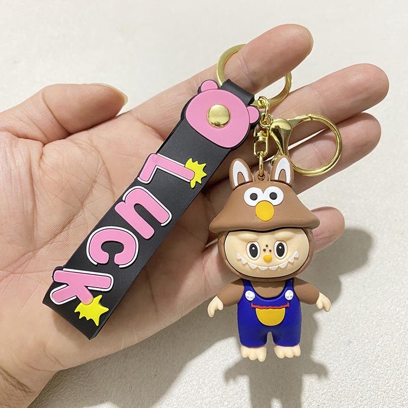 Labubu Roztomilá Cosplay Série: Klíčenka a přívěsek na batoh panenka dárek