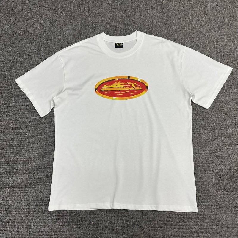 Corteiz Streetwear Baumwoll-T-Shirt Herren Lockerer Schnitt Rundhals Kurzarm Hip Hop Grafik-T-Shirt
