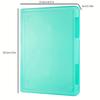 1pc Multi-layer Portable File Box, Portable Transparent File Box, A4 Plastic PP File Box , Waterproof Contract Storage Box